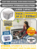Smart Space 66L (2 Pack)